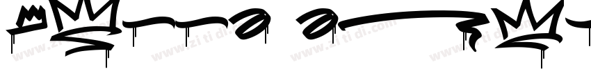 Blood Drip Font字体转换